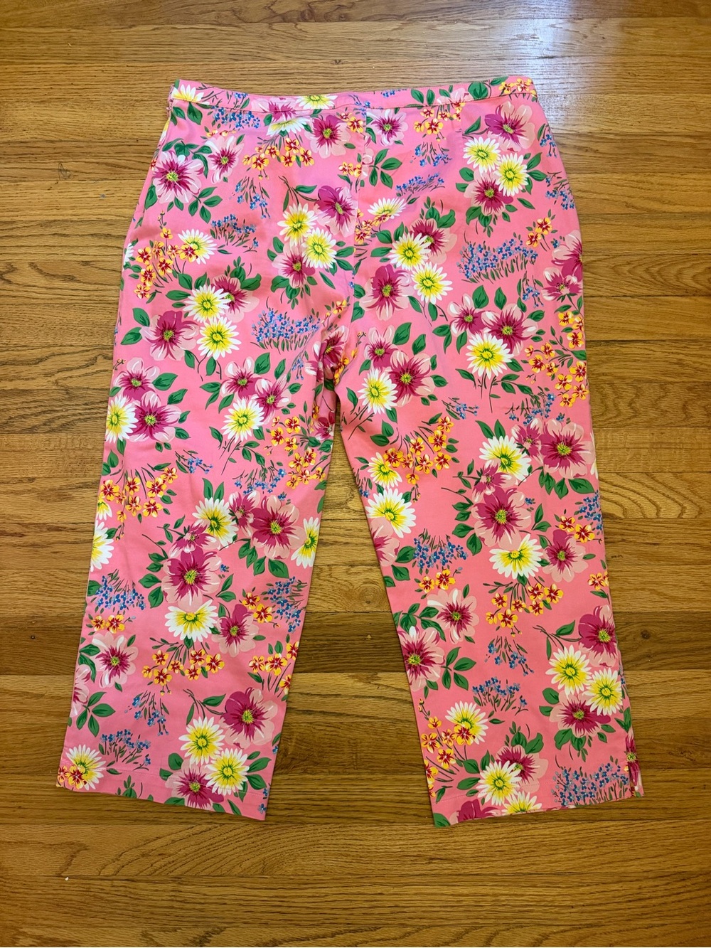 Pappagallo Pink Floral Cotton Pajama Bottoms